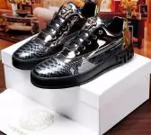 sneakers versace jeans hommes cuir miroir materiaux speciaux